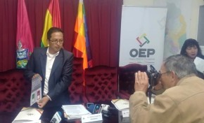 El TED La Paz presentó la papeleta que Palos Blancos usará en el Referendo Autonómico