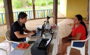 El Sereci Pando registra a más de 400 personas durante el empadronamiento para el Referendo Revocatorio en Bolpebra