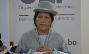 Presidenta del TSE desmiente versiones de prensa sobre concejala Choque
