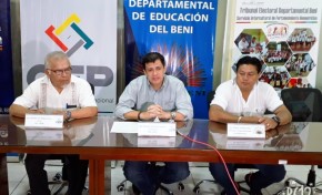 En el Beni convocan a la elección de los gobiernos estudiantiles para el 29 de marzo