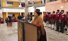La Paz: ocho estudiantes del colegio San Juan Tarde asumen sus funciones como gobierno estudiantil