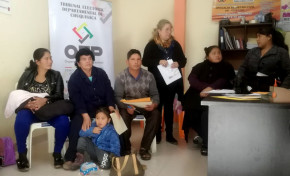 El TED Chuquisaca capacita a notarias y notarios electorales en el área rural del departamento