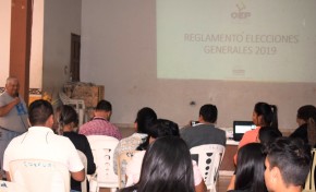 El TED Santa Cruz socializa normativa electoral a periodistas de Montero