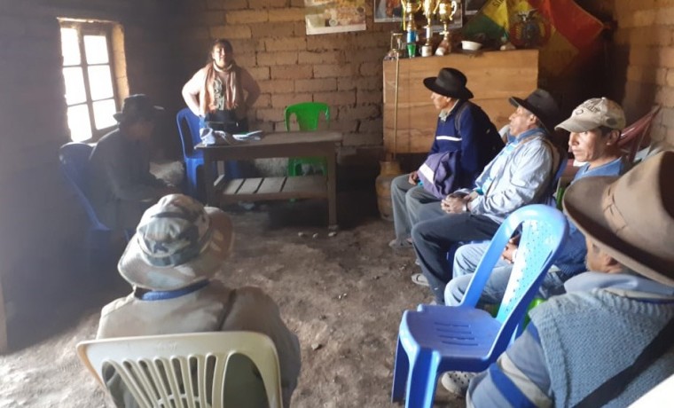 1. socialización en cocapata