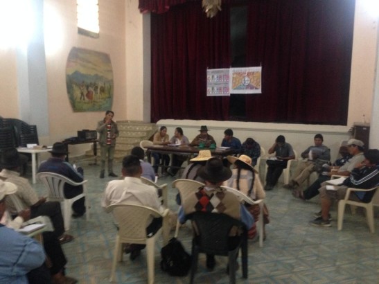 5. socialización en Capinota