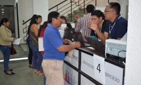 A ocho meses del incendio, el TED Santa Cruz retornó este lunes a su oficina de la calle Andrés Ibáñez
