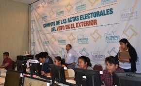 TSE concluye cómputo del voto en el exterior con una participación del 61.57%
