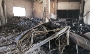 Tras la quema del miércoles, las instalaciones del TED Santa Cruz serán demolidas