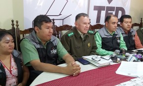 En Tarija, 1.995 efectivos policiales resguardarán la seguridad durante las Elecciones Generales