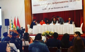 El TED La Paz pide mantener la calma a la población para continuar con el cómputo oficial