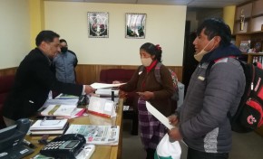 El TED Oruro entregó credenciales a dos autoridades del Órgano Legislativo Uru Chipaya