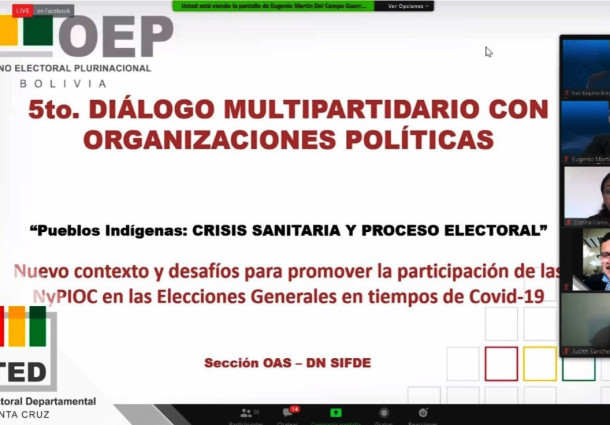 Los pueblos indígenas de Santa Cruz demandan mayor participación política en el Quinto Diálogo Multipartidario