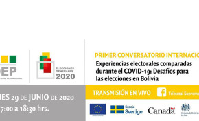 Es posible armonizar los derechos a la salud y al sufragio, coinciden en el  conversatorio “Experiencias electorales comparadas durante el COVID-19”