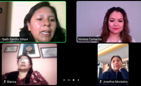 La Vicepresidenta del TED Chuquisaca socializa la Ley 243 de Acoso y Violencia política y el Reglamento de faltas electorales