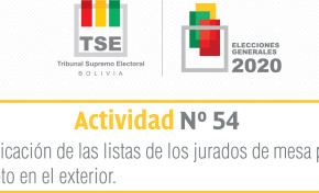 Listas de jurados de mesa para el voto en el exterior