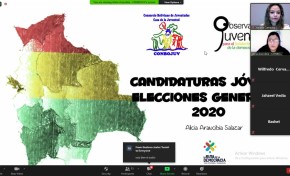 El TED de Chuquisaca y jóvenes chuquisaqueños evalúan la participación política de la juventud en la décimo tercera mesa de diálogo