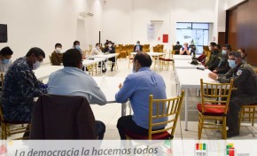 TED Cochabamba presenta al Sedes el Protocolo de bioseguridad por la emergencia del COVID-19 y el Decálogo del votante