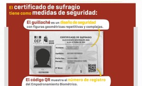 Certificado de sufragio cuenta con medidas de seguridad contra falsificaciones y representó importante ahorro al TSE
