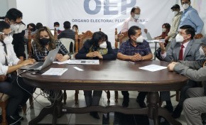 El TED Chuquisaca examina el sistema de cómputo en un simulacro