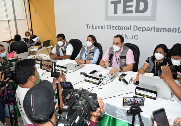 El TED Pando culmina el cómputo departamental de las Elecciones Generales 2020