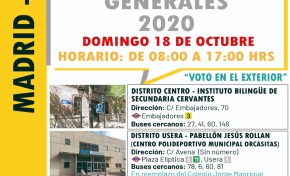 Habilitan tres recintos electorales para la jornada de votación en Madrid