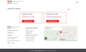 El Serecí Santa Cruz implementa una plataforma virtual para atender trámites