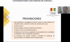 TED La Paz da a conocer el Régimen de propaganda electoral pagada - faltas y sanciones en conversatorio con periodistas