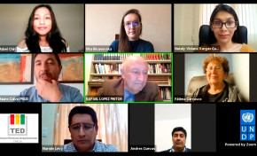 El TED Tarija, delegados políticos, jueces electorales y periodistas dialogan sobre justicia y faltas electorales en una mesa virtual