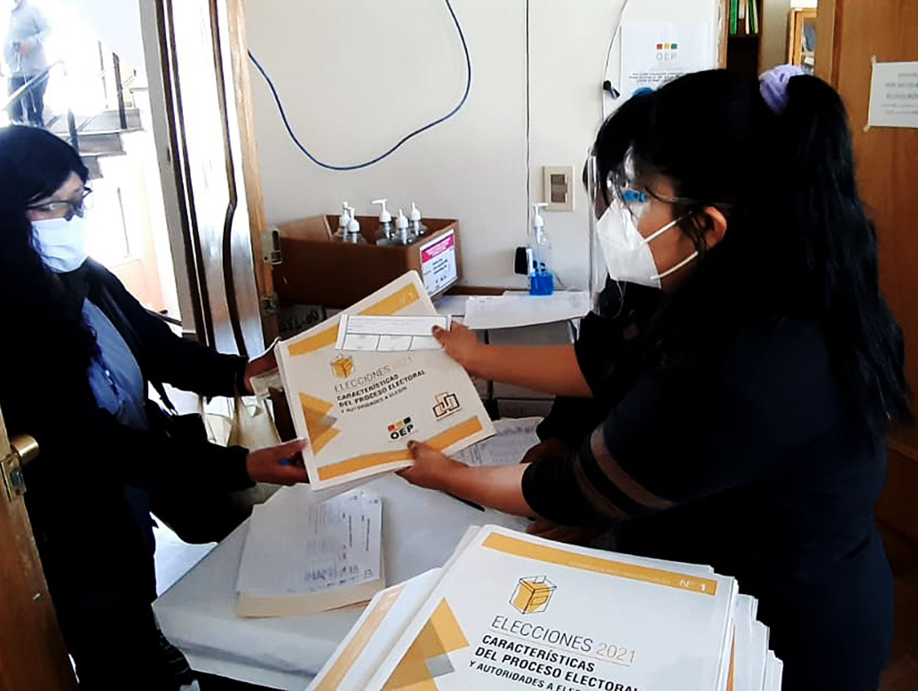 Distribución material