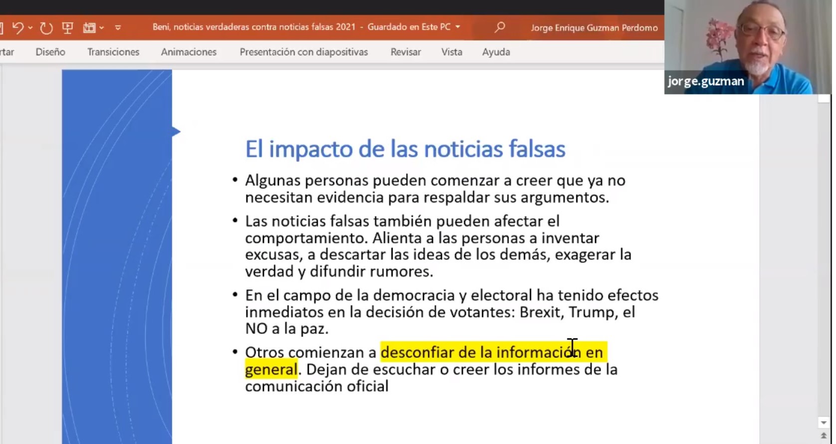 TED BENI - Diálogo con periodistas 2