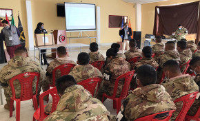 Efectivos de las Fuerzas Armadas de La Paz se capacitan en procedimientos de bioseguridad y cadena de custodia