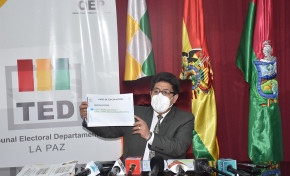 El TED La Paz habilita plataforma virtual para tramitar pases de circulación vehicular el 7 de marzo