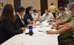 El TED Santa Cruz, FF.AA. y Policía coordinan tareas de seguridad y custodia de materiales electorales