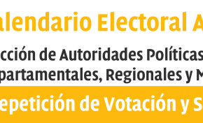 Calendario establece 3 plazos para la entrega de credenciales; posesión de nuevas autoridades será el 3 de mayo