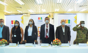 La Sala Plena del TED Santa Cruz firma el acta de cierre de cómputo de la Elección 2021