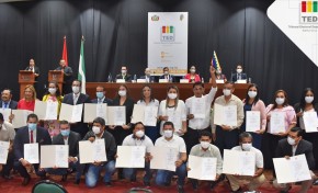 El TED Santa Cruz entrega credenciales a más de 800 autoridades electas del gobierno departamental y de 54 municipios