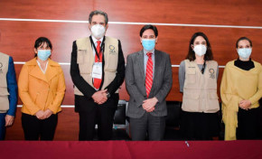 El TSE recibe a la Misión de Observación Electoral de la  OEA