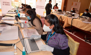 El TED La Paz describe en un simulacro los pasos del cómputo electoral