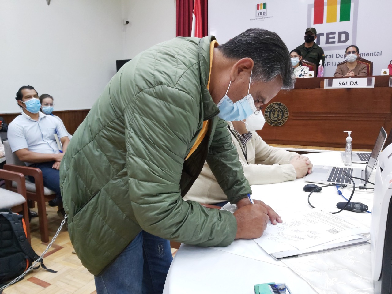 Oscar Guillén, delegado de la alianza Unidos