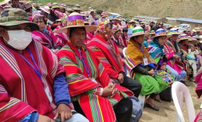 Presentan el primer borrador del Estatuto de la Autonomía Originaria Ch’alla