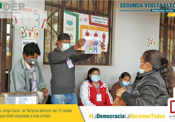 Segunda vuelta transcurrió de forma pacífica, sin inconvenientes y con una participación del 83%