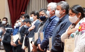 El TED Tarija concluye la entrega de credenciales a las autoridades del nivel municipal y departamental