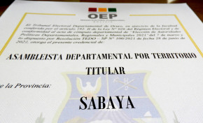 El TED Oruro cumple protocolo contra “acoso y violencia política” en renuncia de asambleísta de la provincia Sabaya