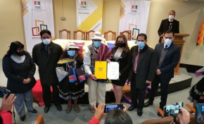 El TED Chuquisaca entrega credenciales a representantes de los ayllus de la Marka Payaqullu ante el Concejo Municipal de San Lucas