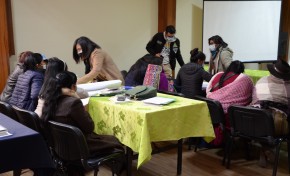 Mediante simulacros, mujeres asambleístas del departamento de Potosí identifican formas de violencia política