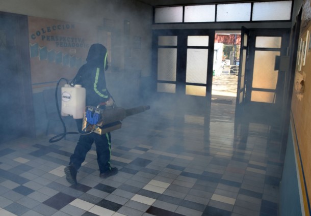 El TED Cochabamba dispone la fumigación de los recintos electorales para la elección de Comteco R.L.