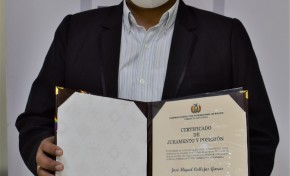 José Miguel Callejas Garcés asume como nuevo vocal del TED Santa Cruz