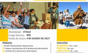 TSE y UPEA presentan el primer Diplomado en Democracia Intercultural