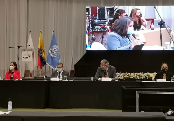 El OEP participa en foro internacional sobre el impacto de la pandemia y las noticias falsas en elecciones