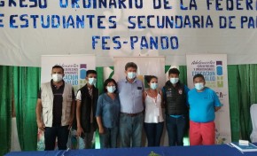 El TED Pando brindó apoyo a la elección de la Federación de Estudiantes de Secundaria del departamento